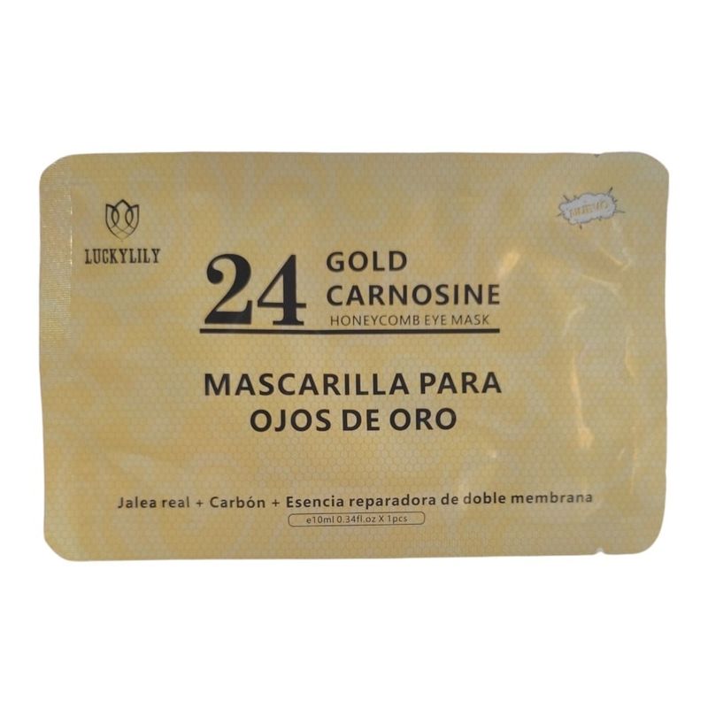 GENERICO - Pack 10 Máscaras Ojos de Oro Antiarrugas Con Jalea Real Y Niacinamida