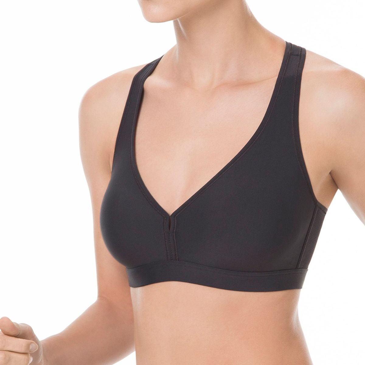 LIZ - SOSTEN Top Deportivo - Negro