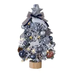 VATYERTY - Mini juego de árbol de Navidad brillante de escritorio 50cm