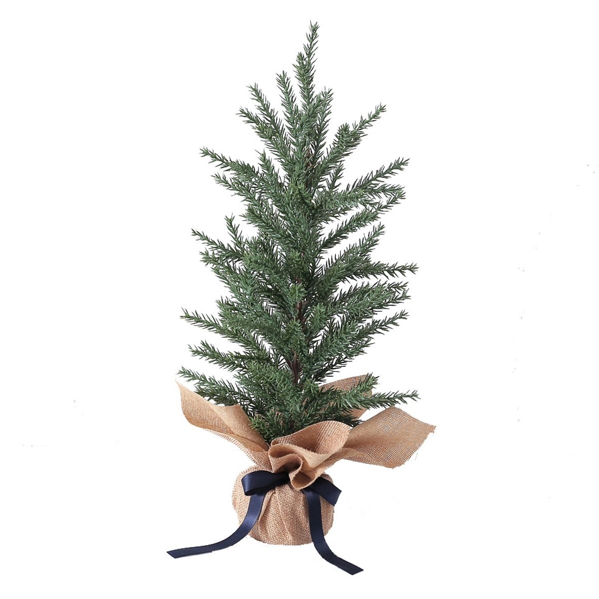 VATYERTY - Mini árbol de Navidad de aguja de pino simulada de 50 cm