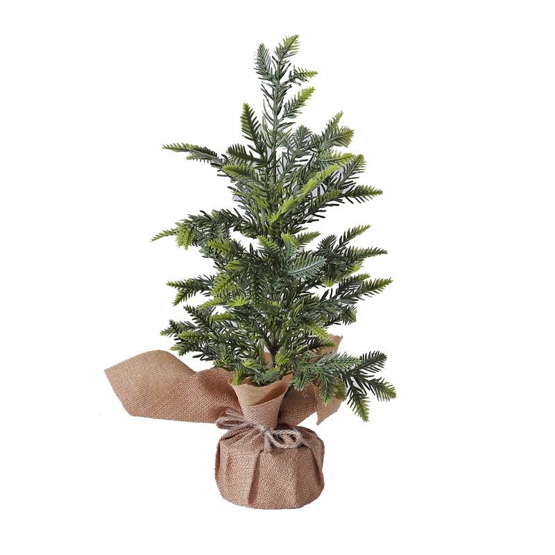 VATYERTY - Mini árbol de Navidad de aguja de pino simulado 40cm