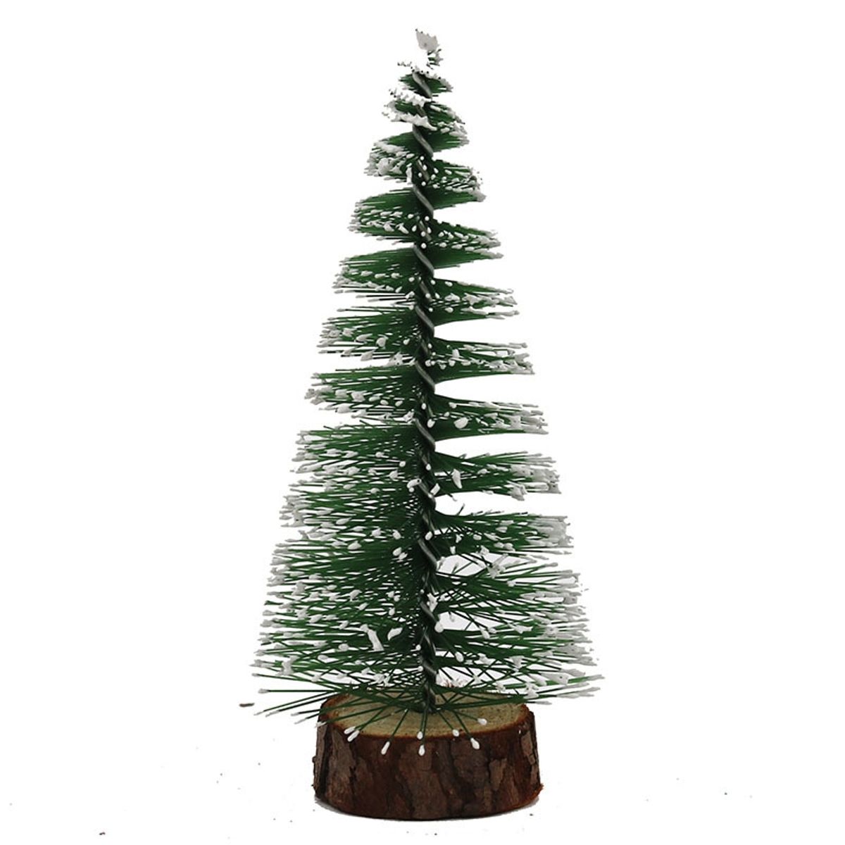 VATYERTY - Mini árbol de Navidad de aguja de pino de PVC con luces 35cm