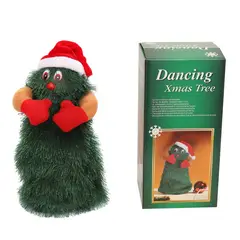 VATYERTY - Muñeco de árbol de Navidad giratorio eléctrico 16cm