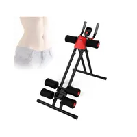 Maquina de Ejercicios Abdominales Ab Vertical Five Reforzada Plegable Negro Shaper