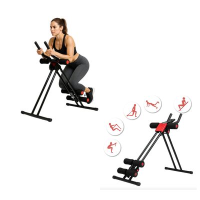 Imagen 2 del producto Maquina de Ejercicios Abdominales Ab Vertical Five Reforzada Plegable Negro Shaper