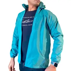 D'JOE - Chaqueta Cortaviento Impermeable Hombre