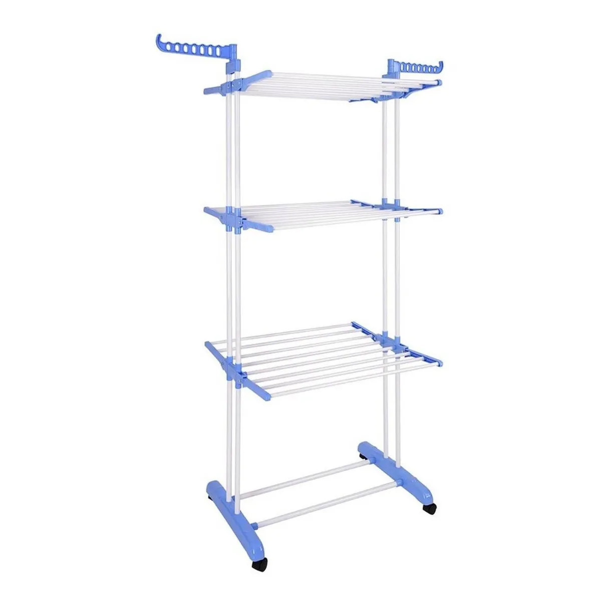 GENERICO - Tendedero Colgador Para Ropa XL 6 Alas Con Ruedas