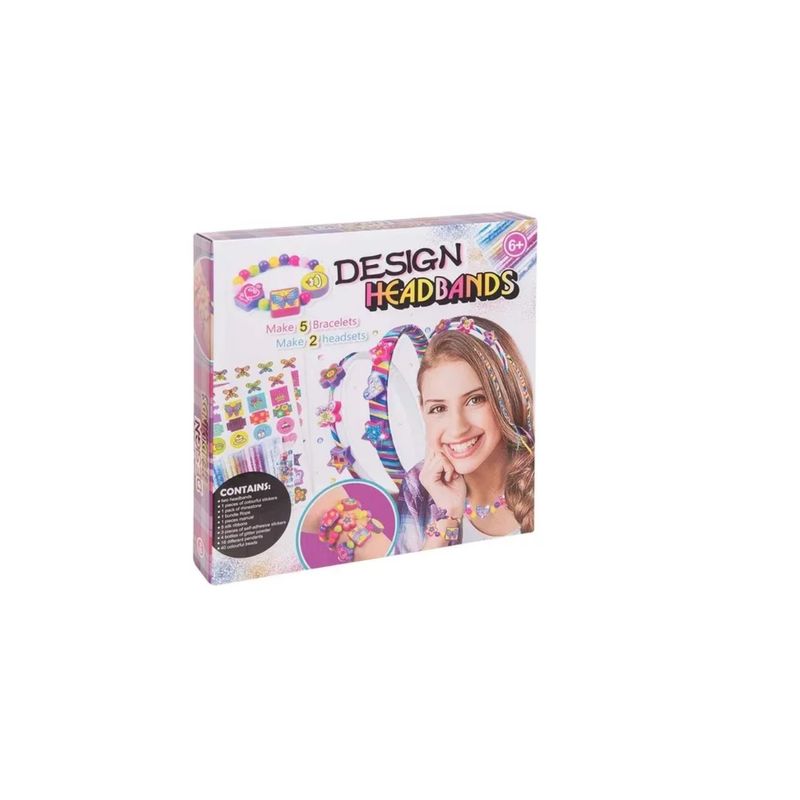 GENERICO - Set Para Hacer Cintillos Y Pulseras Para Niñas