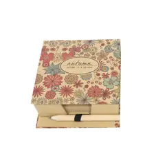 HERRERA MAISON - Taco De Notas Flores 10 X 11cm 30P