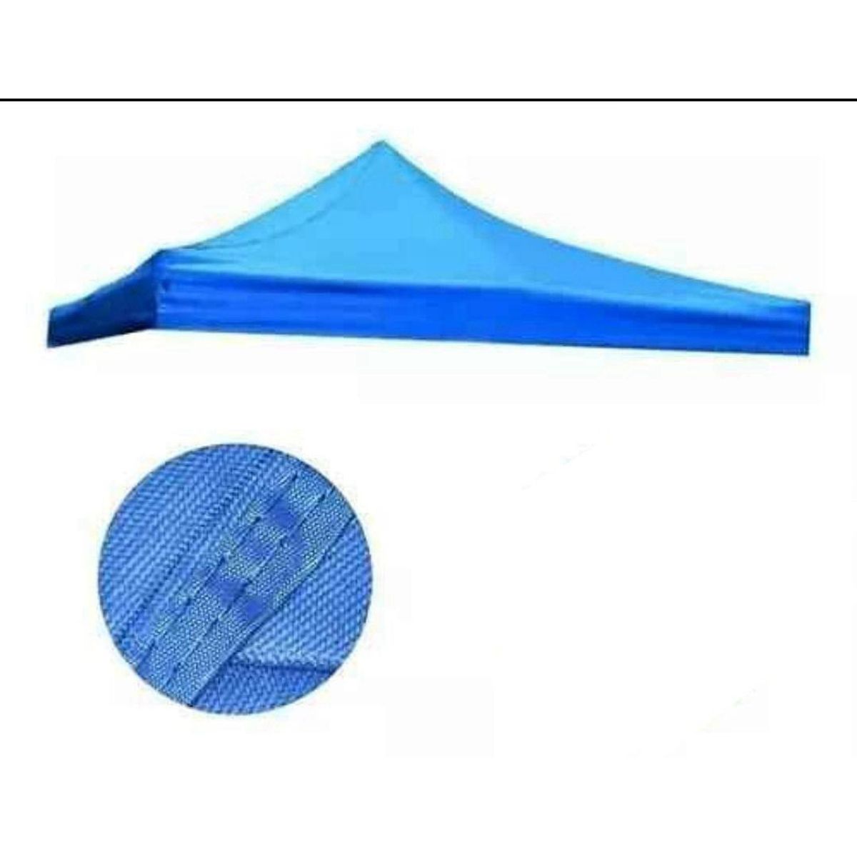 GENERICO - Carpa Lona Azul Para Toldo 3X3 Engomada