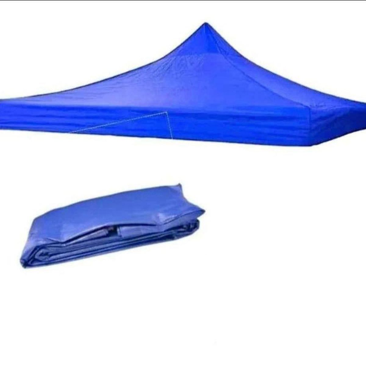 GENERICO - Carpa Lona Azul Para Toldo 3X3 Engomada