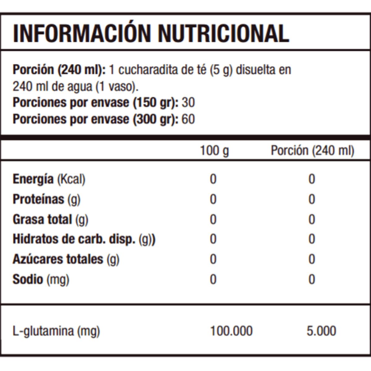OPTIMUN NUTRITION - Glutamine Powder, Glutamina (300 gr) - Original