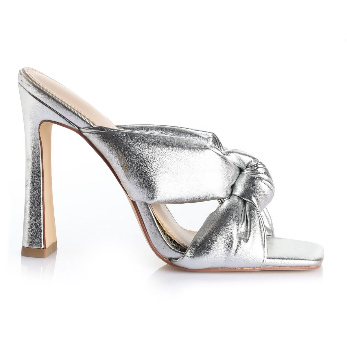 VIA UNO - Sandalia Mujer Plata Via Uno 22423602