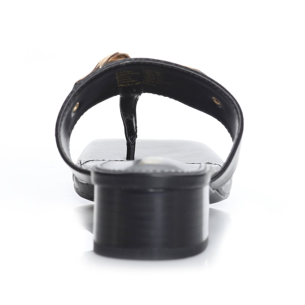 VIA UNO - Sandalia Mujer Negro Via Uno 22431601