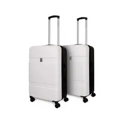 NAUTICA - Pack 2 Maleta Bora medianas 20kg M+M blancanegro