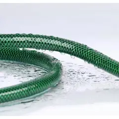 GENERICO - Manguera de riego jardinera de 50 metros PVC reforzado doble 3/4