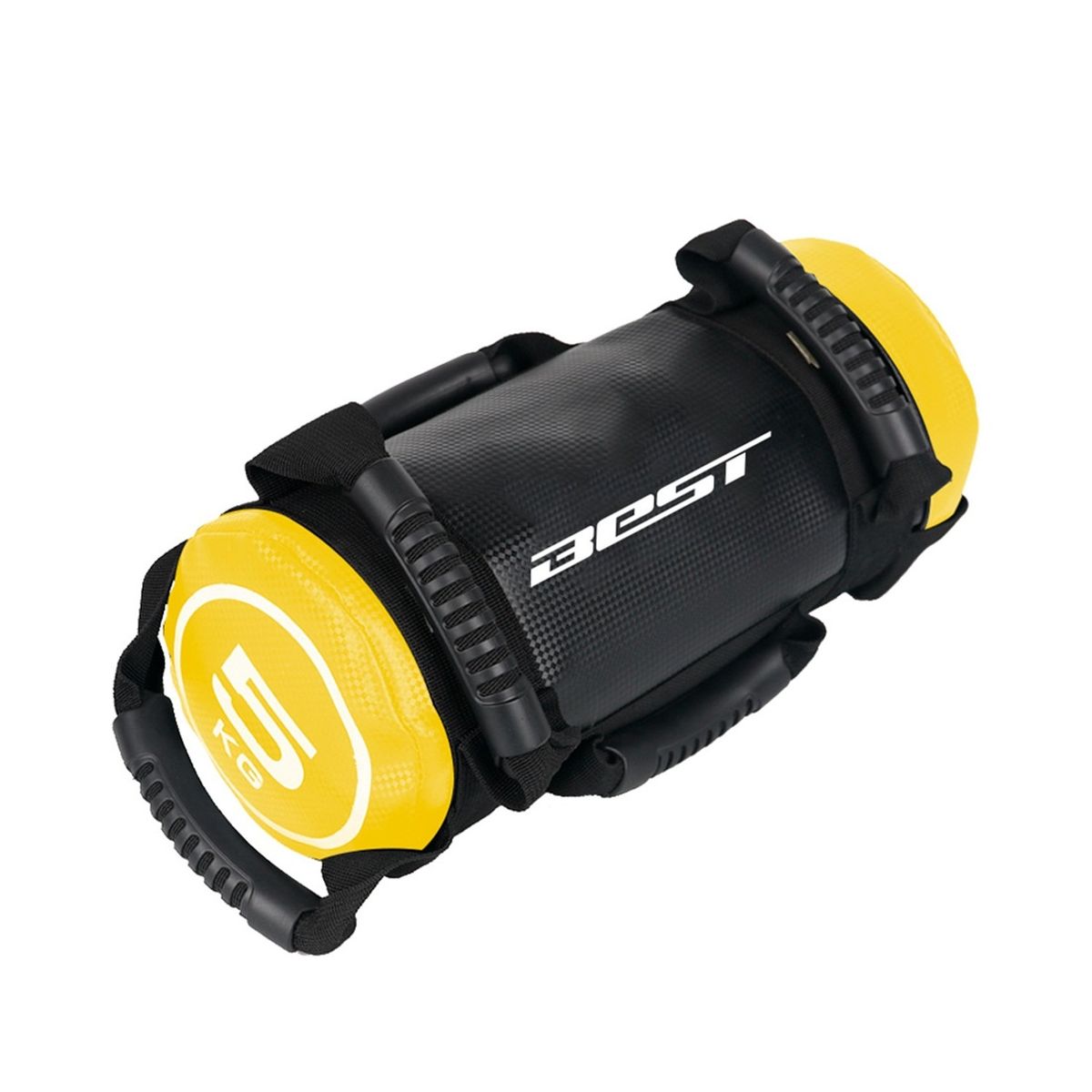 BEST - SACO DE PESO BEST 5KG NEGRO/AMARILLO BEST