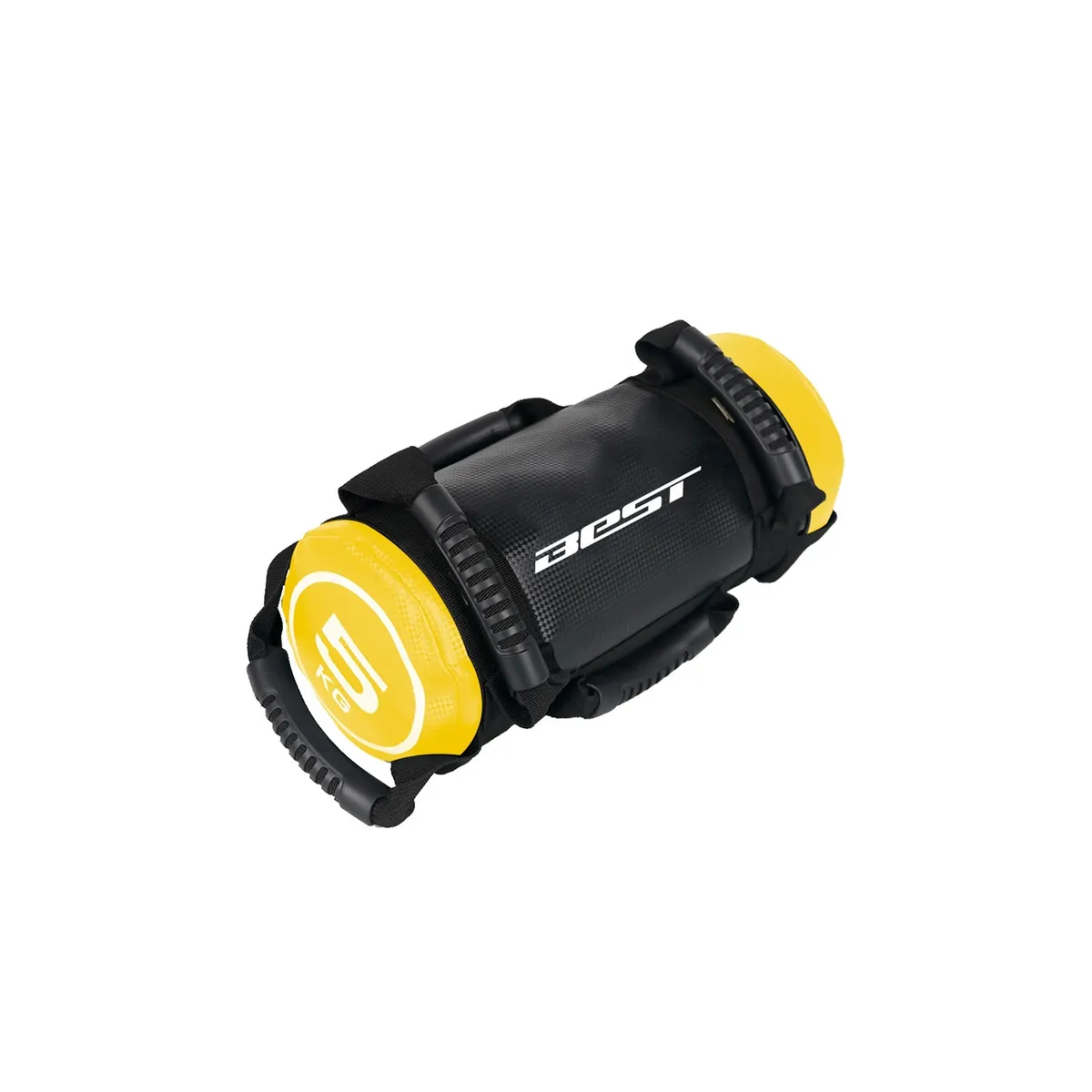 BEST - SACO DE PESO BEST 5KG NEGRO/AMARILLO BEST