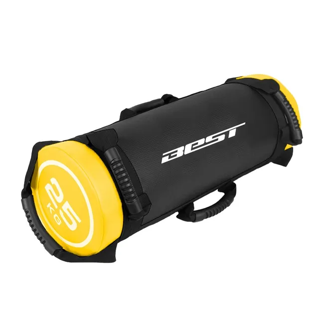 BEST - SACO DE PESO BEST 25KG NEGRO/AMARILLO BEST