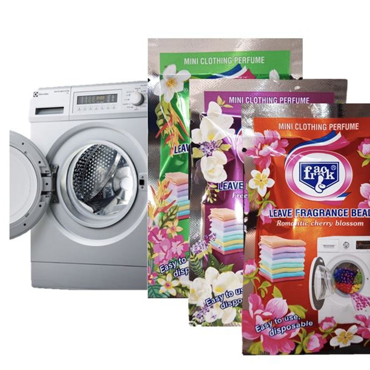 GENERICO - Sobres De Perlas Refuerzo De Aroma Para Lavadora Pack 4