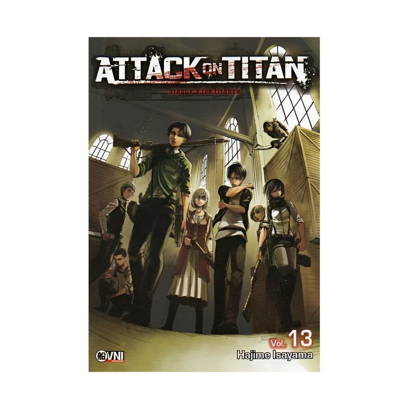 TOP10BOOKS - LIBRO ATTACK ON TITAN - VOLUMEN 13 / HAJIME ISAYAMA / OVNI PRESS