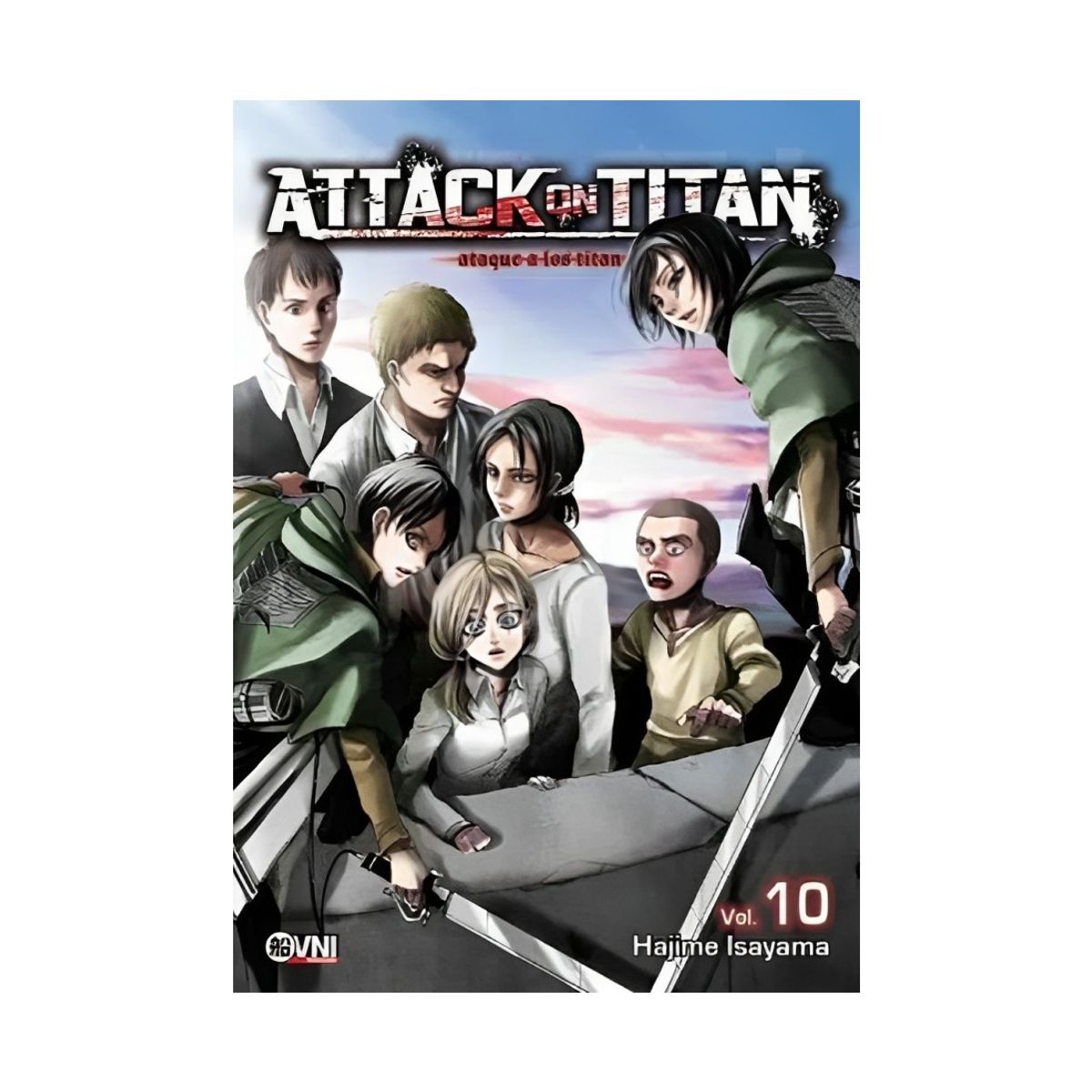 TOP10BOOKS - LIBRO Attack On Titan - Volumen 10 - Attack On Titan - Volumen 10
