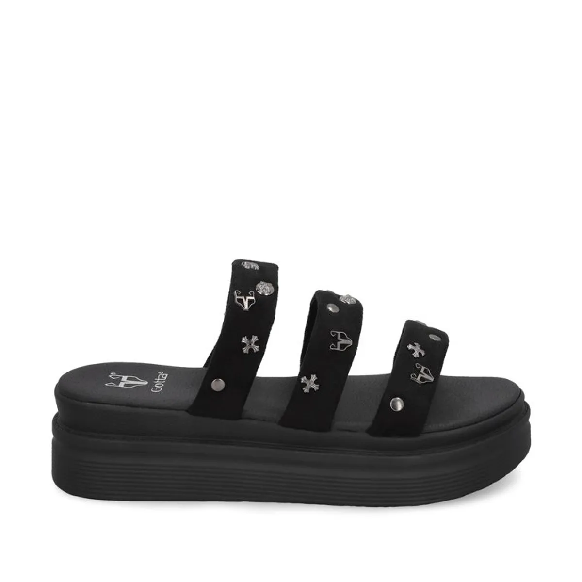 GOTTA - Sandalia Negra  Mujer 43012