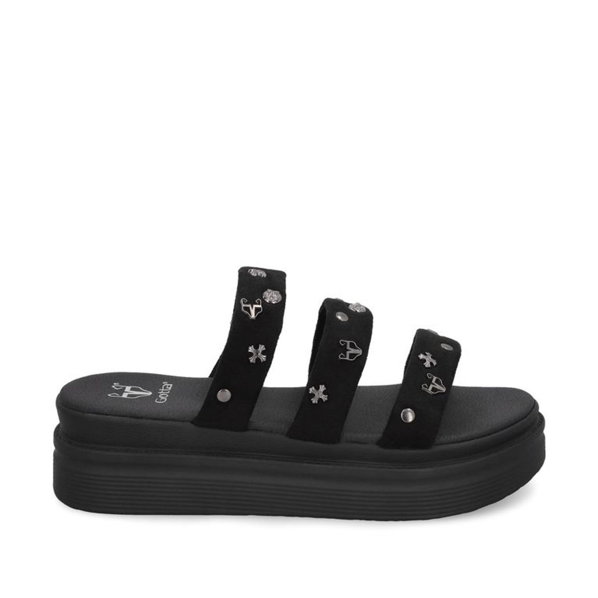 GOTTA - Sandalia Negra  Mujer 43012