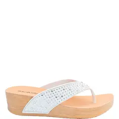 ALQUIMIA - Sandalia Mujer Blanco Neru