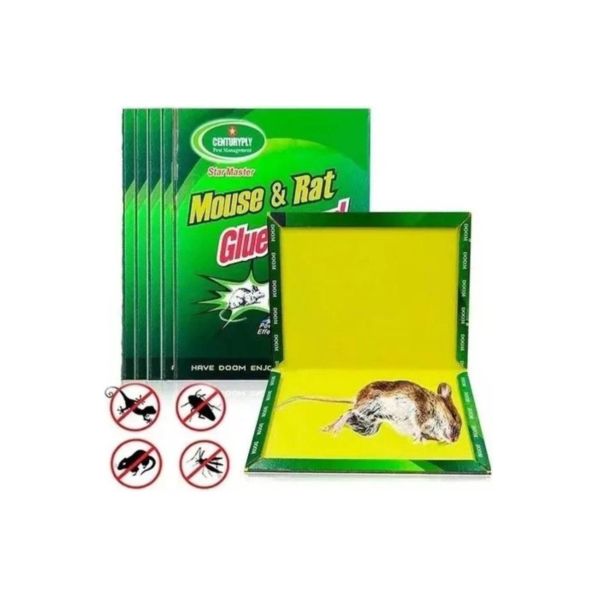 U BUY - Trampa Ratones Pegajosa X100 Unidades Control Desratizacion