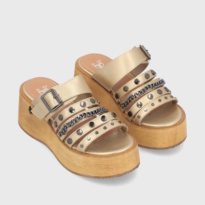 Imagen 2 del producto Sandalia Mujer Dorada 45841 45841