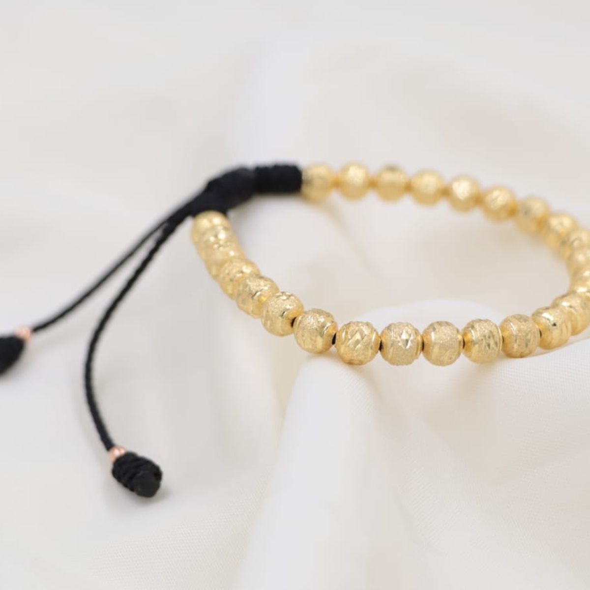 GENERICO - Pulsera Diamantada en oro laminado de 18k