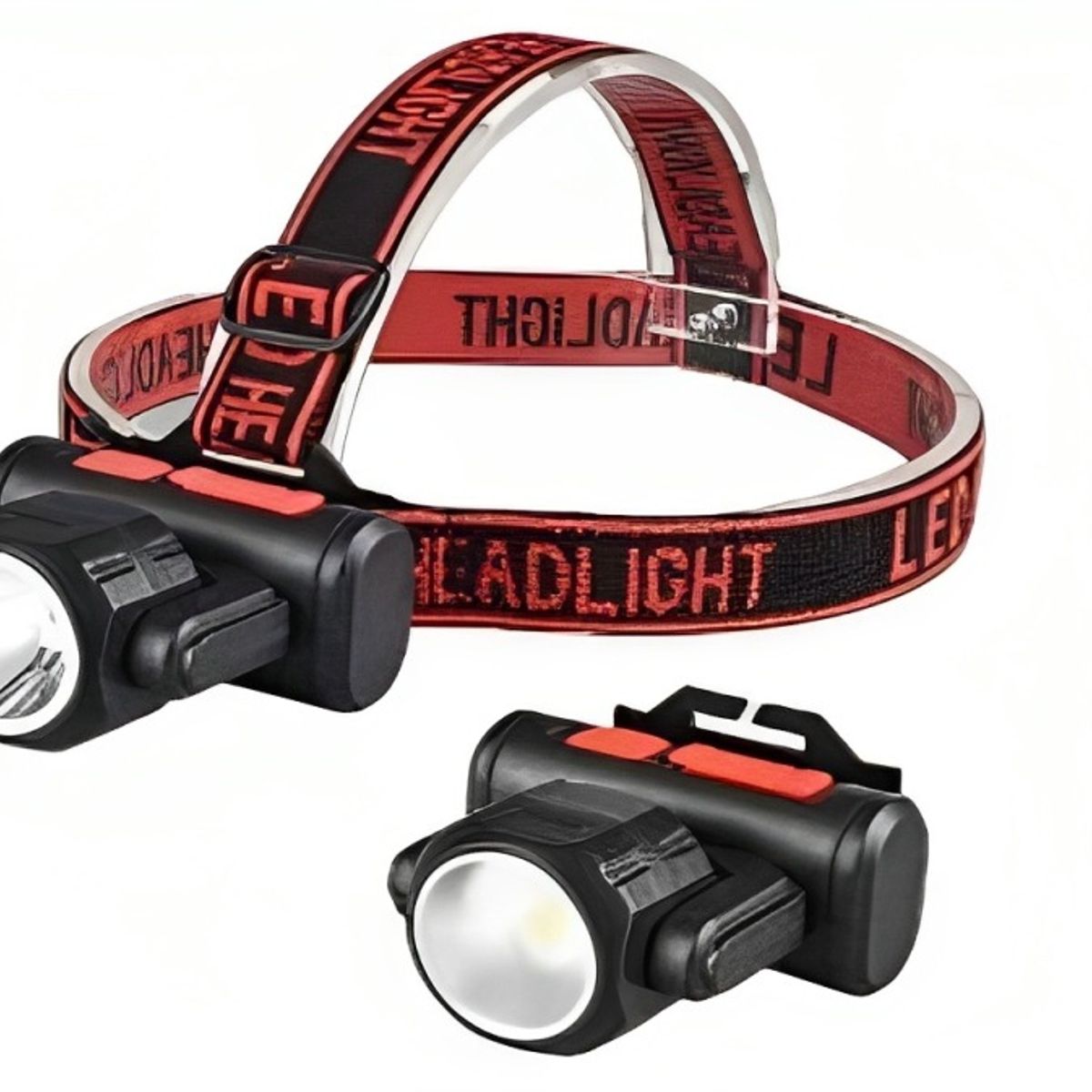 OEM - Linterna Frontal  2 en 1 Recargable