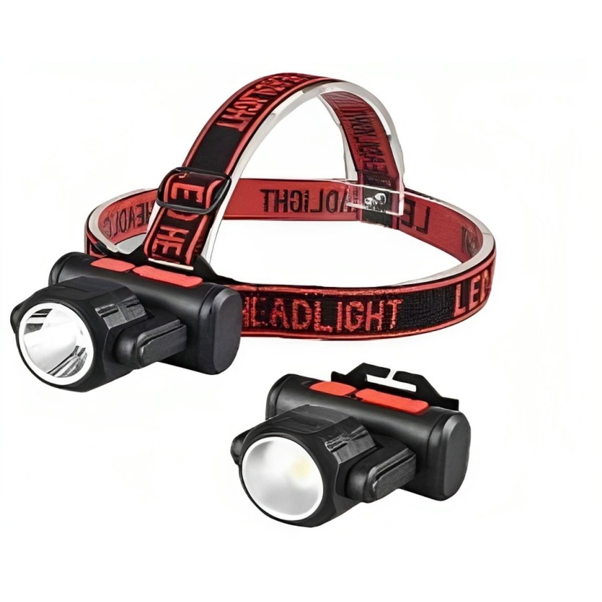 OEM - Linterna Frontal  2 en 1 Recargable