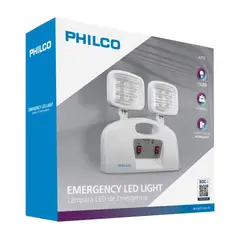 PHILCO - LAMPARA DE EMERGENCIA C/ 2 FOCOS AT58
