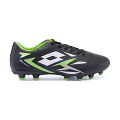LOTTO - Zapato Fútbol Hombre - Solista IV Negro Verde