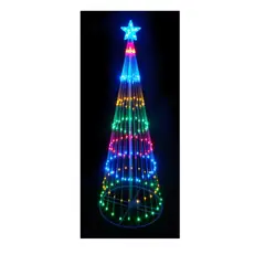 GENERICO - Árbol navideño artificial de luces LED para el hogar