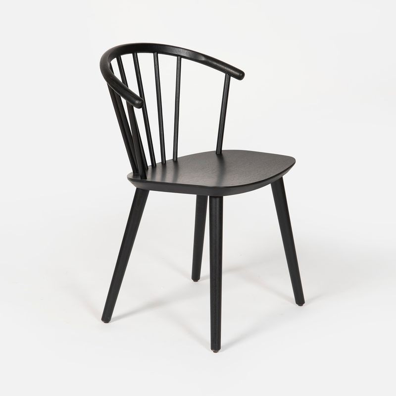 MILK - SILLA COMEDOR BENSON NEGRA