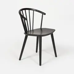 MILK - SILLA COMEDOR BENSON NEGRA