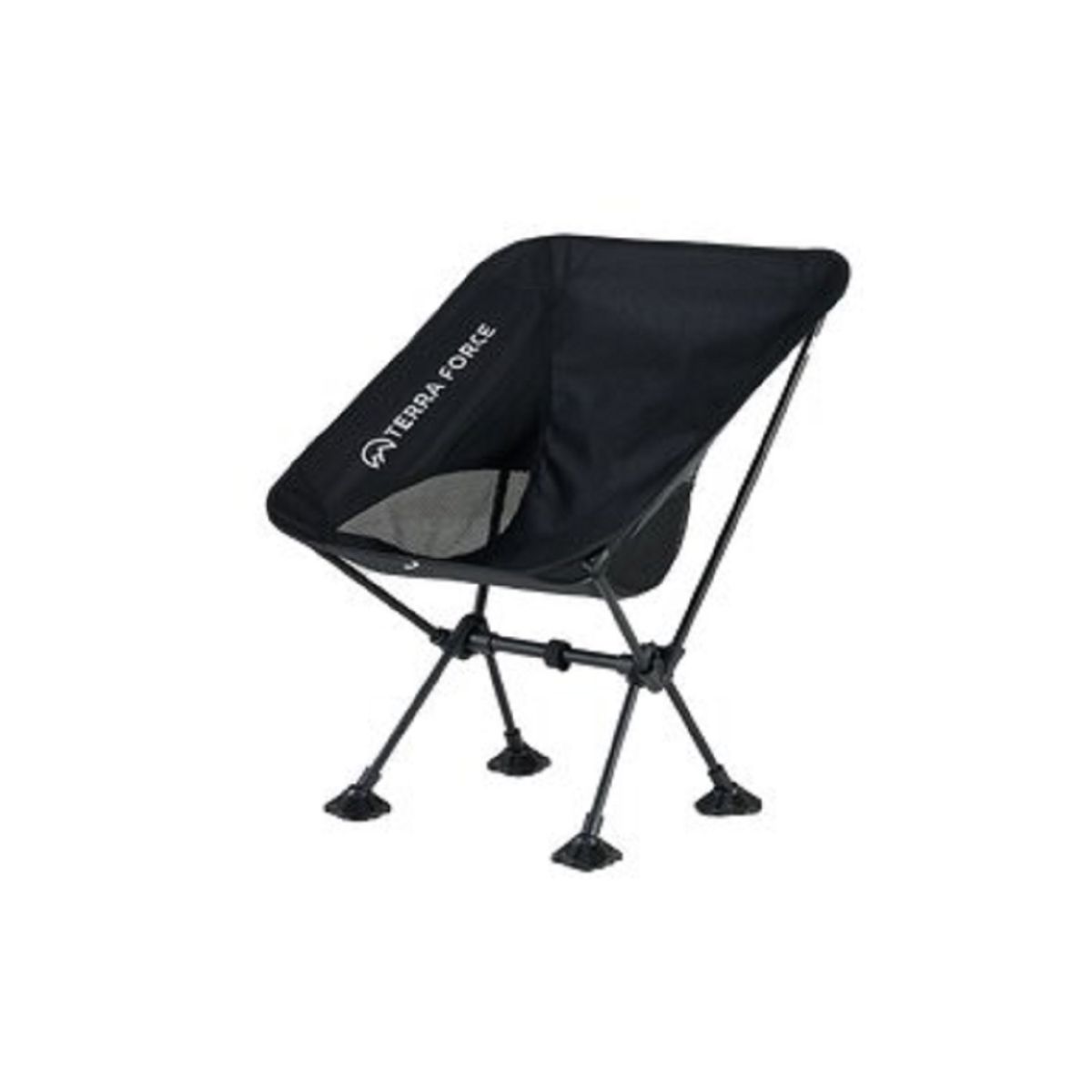 TERRA FORCE - SILLA PLEGABLE CAMPING ULTRA PORTABLE NEGRO