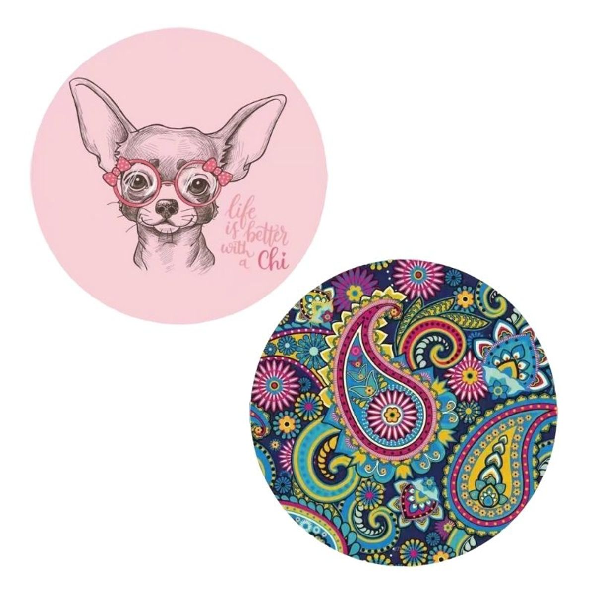 GENERICO - Pack Toallas Verano De Playa Redondas De Diseños 150x150cm