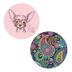 GENERICO - Pack Toallas Verano De Playa Redondas De Diseños 150x150cm