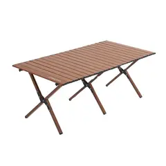 TERRA FORCE - MESA PLEGABLE CAMPING LICANRAY CAFÉ OSCURO