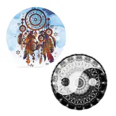 GENERICO - Pack Toallas Verano De Playa Redondas De Diseños 150x150cm