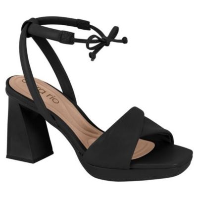 Sandalia Mujer EcoCuero Negro