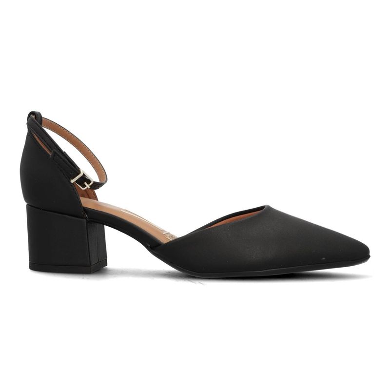 VIZZANO - Zapato Taco Cuadrado Vizzano EcoCuero Negro
