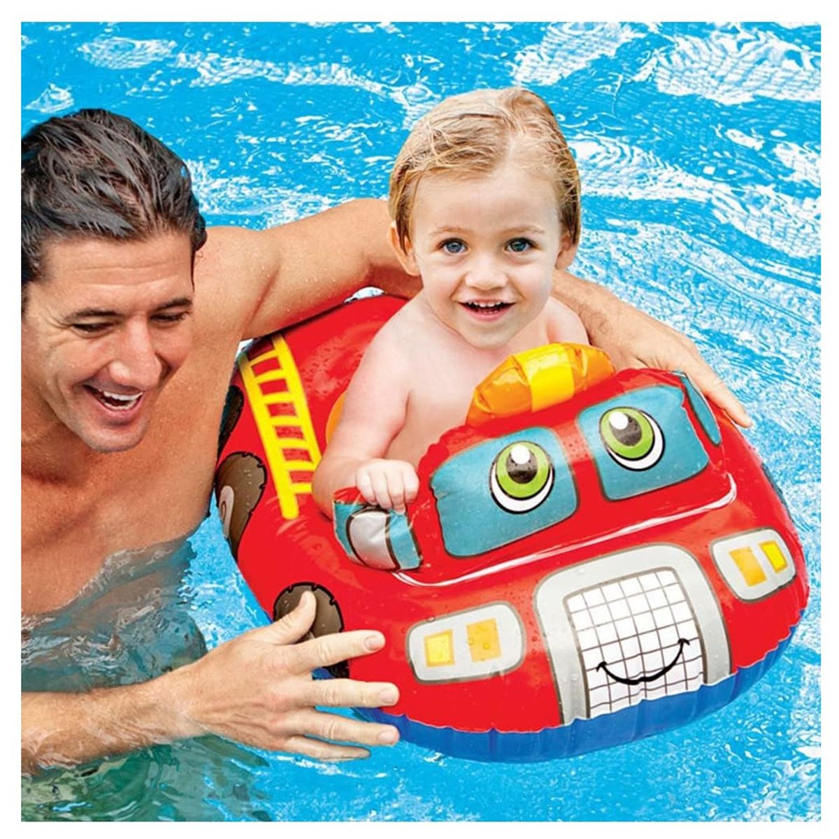 GENERICO - Flotador Para Niños Flotadores Piscina Camión De Bombero