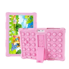 CRUSEC - Tablet Inteligente 10 Pulgadas 32gb Rom, 2 Gb Ram + Funda Rosa