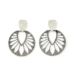 ANDREA COGGIOLA JOYAS - Aros Leah Satinados Plata Fina 925