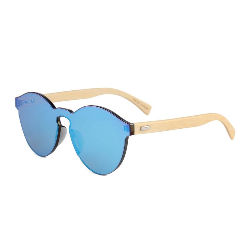 GENERICO - Lentes anteojos de sol gafas mujer de madera de bambú UV400
